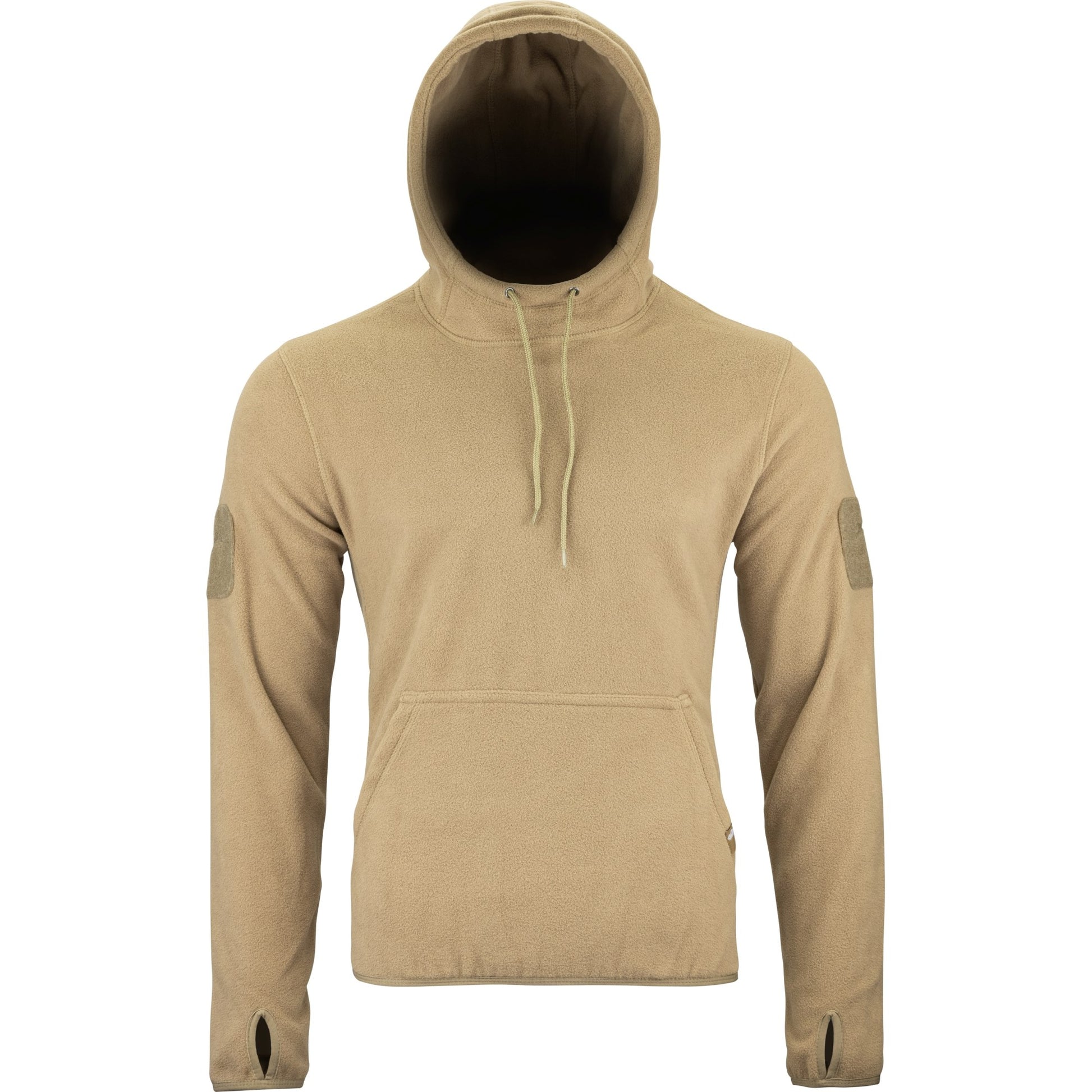 Sudadera fleece VIPER VCAM BLACK con capucha, bolsillo frontal y paneles VELCRO