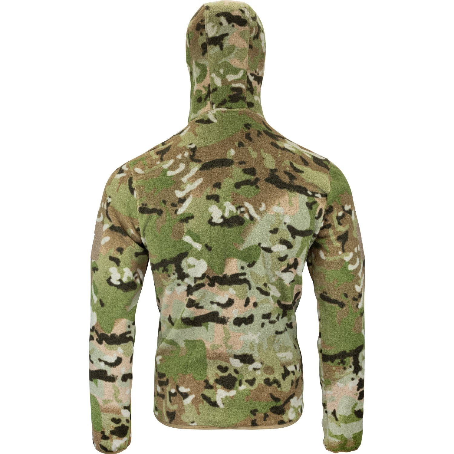 Sudadera polar VIPER VCAM BLACK con capucha, bolsillo frontal, velcro en mangas y orificio para pulgares