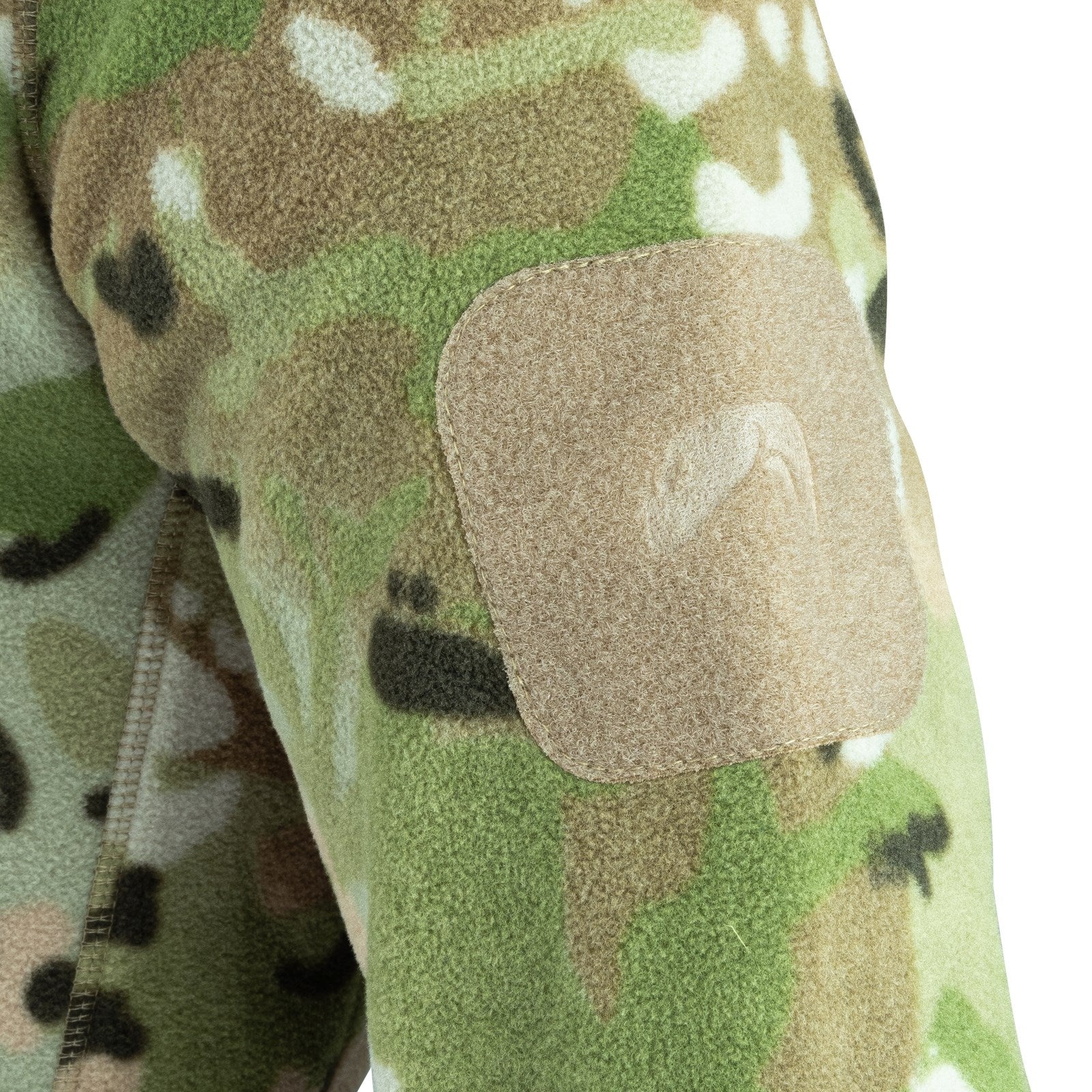 Sudadera polar VIPER VCAM BLACK con capucha, bolsillo frontal, velcro en mangas y orificio para pulgares