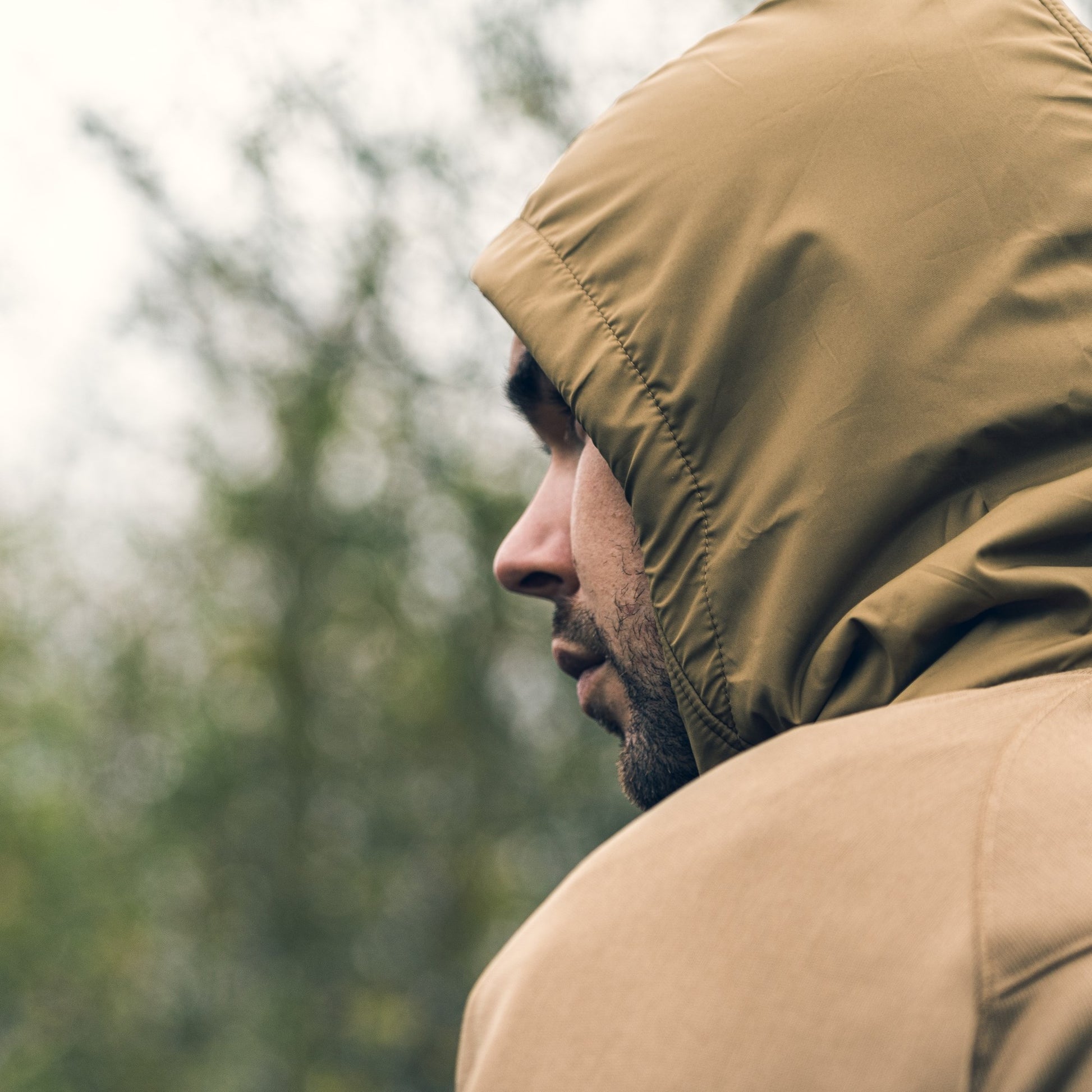 Sudadera STORM Fleece COYOTE de VIPER con capucha y paneles VELCRO