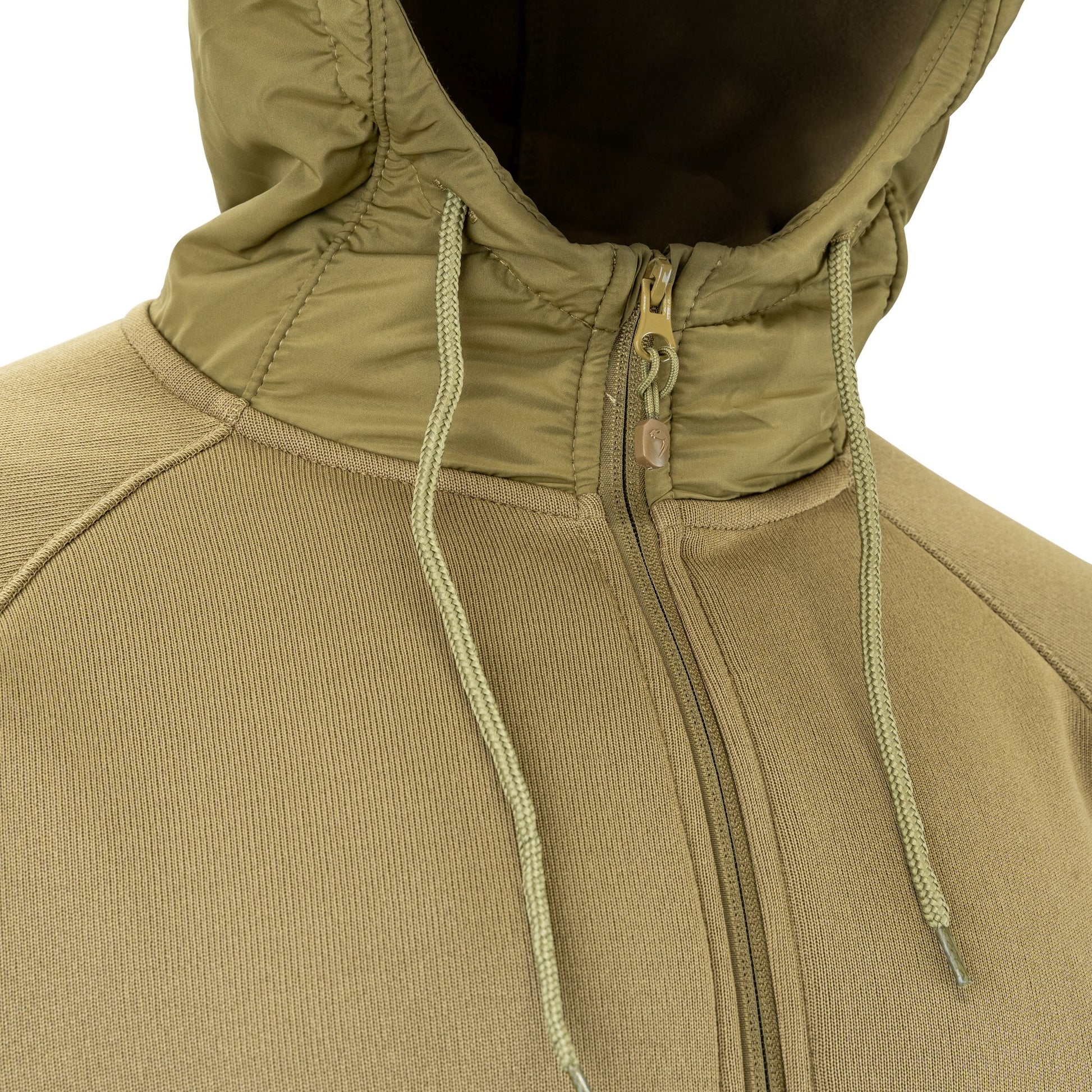 Sudadera STORM Fleece COYOTE de VIPER con capucha y paneles VELCRO