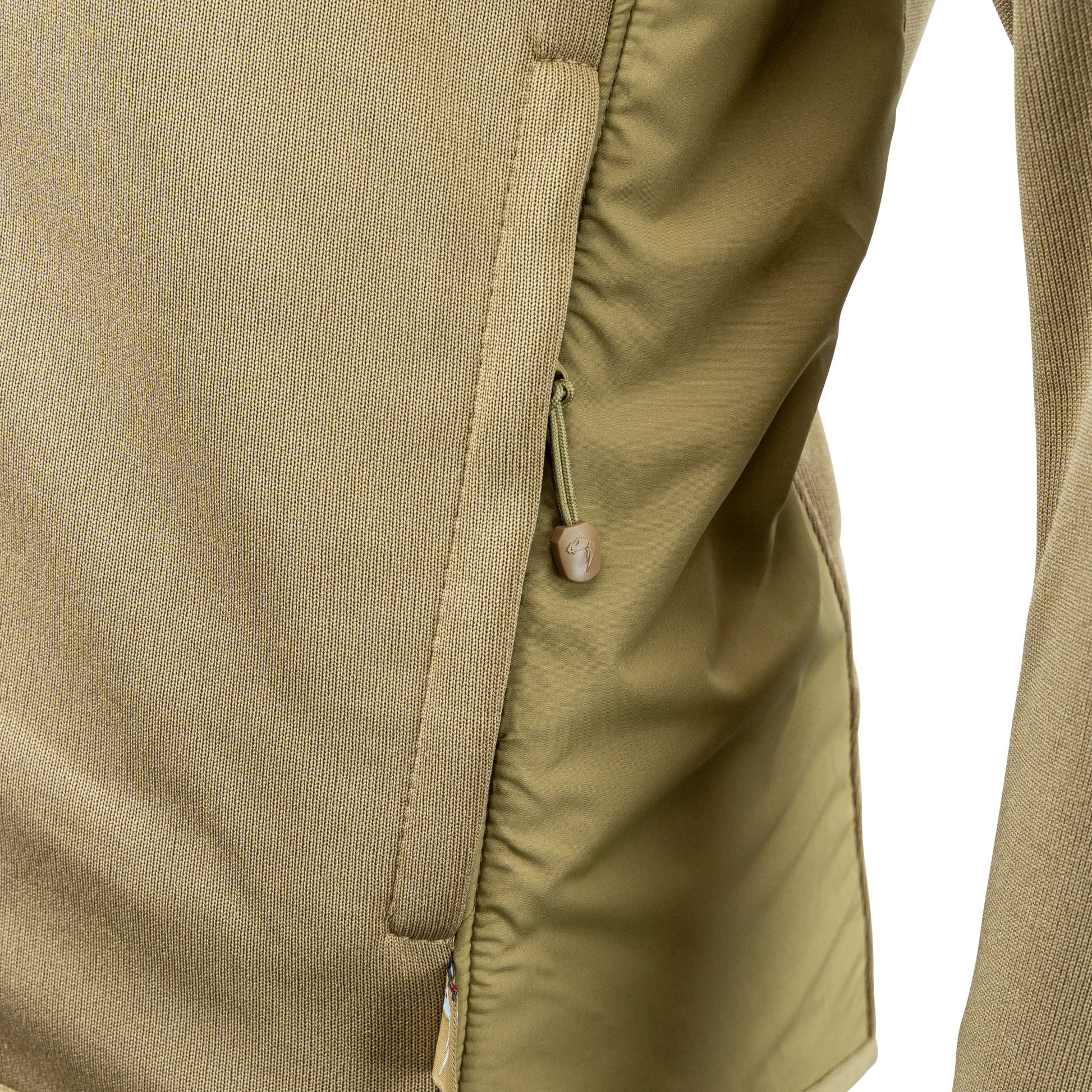 Sudadera STORM Fleece COYOTE de VIPER con capucha y paneles VELCRO