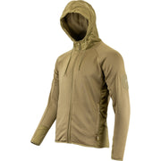 Sudadera STORM Fleece COYOTE de VIPER con capucha y paneles VELCRO