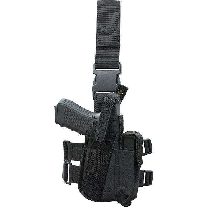 Funda para pistola táctica muslera negra, imagen del producto