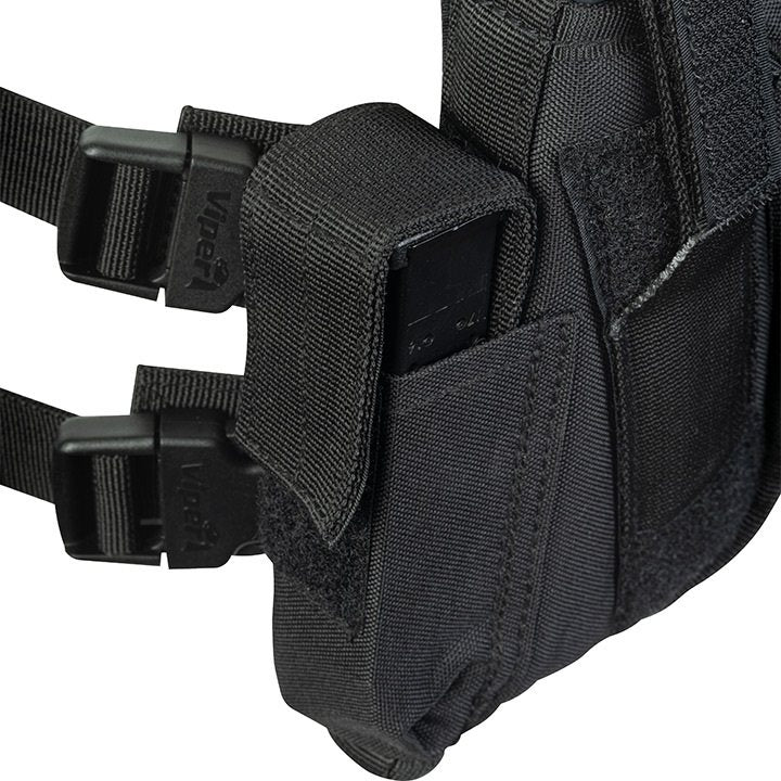 Funda para pistola táctica muslera negra, imagen del producto