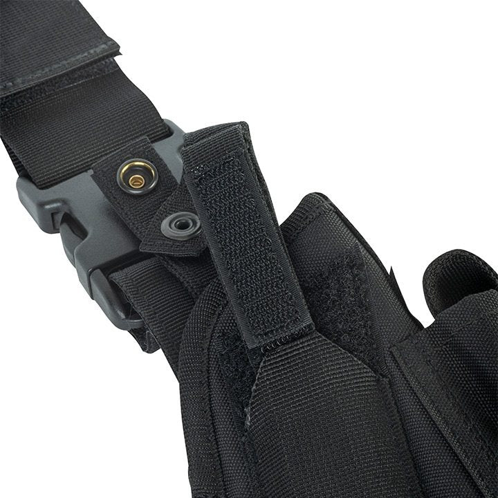Funda para pistola táctica muslera negra, imagen del producto