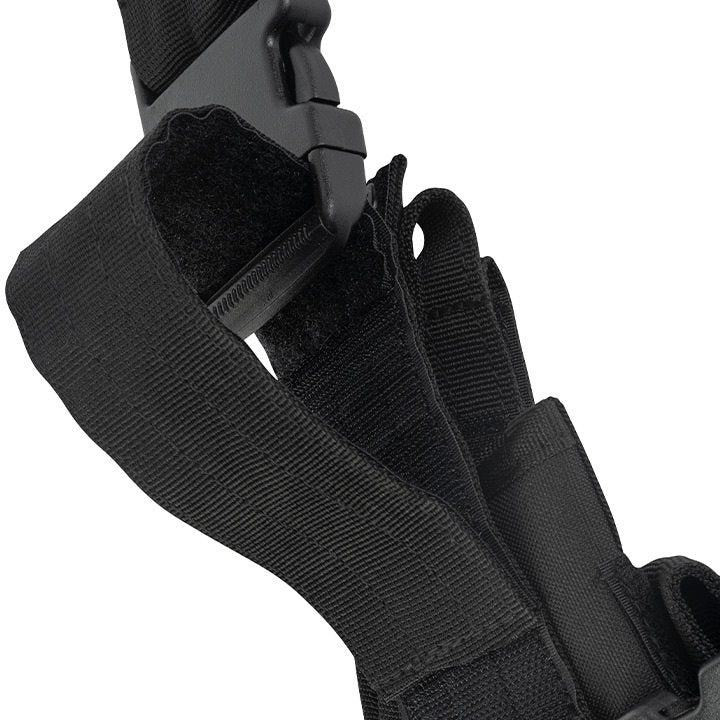Funda para pistola táctica muslera negra, imagen del producto