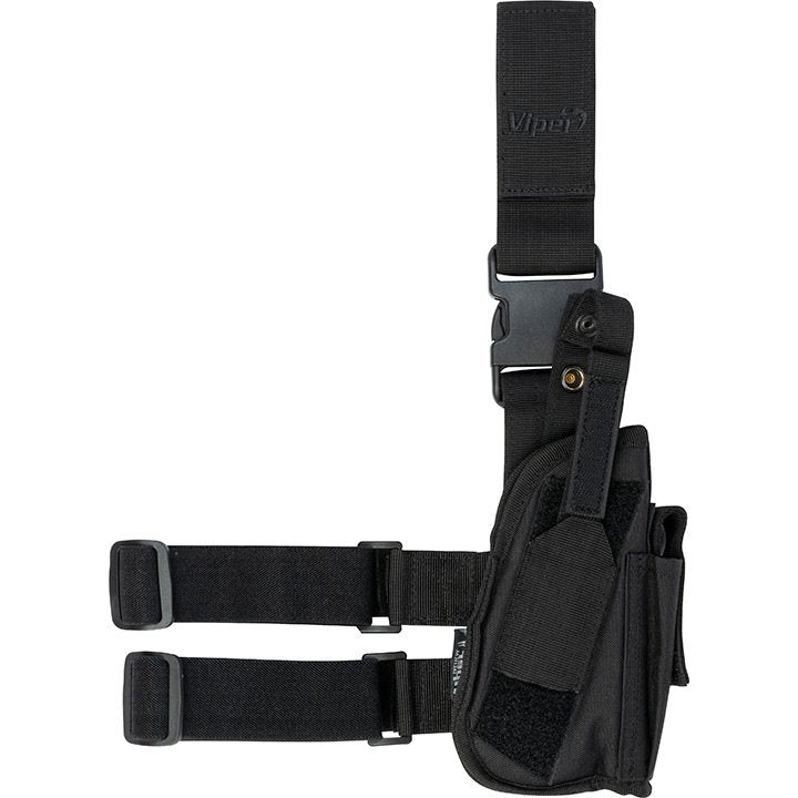 Funda para pistola táctica muslera negra, imagen del producto