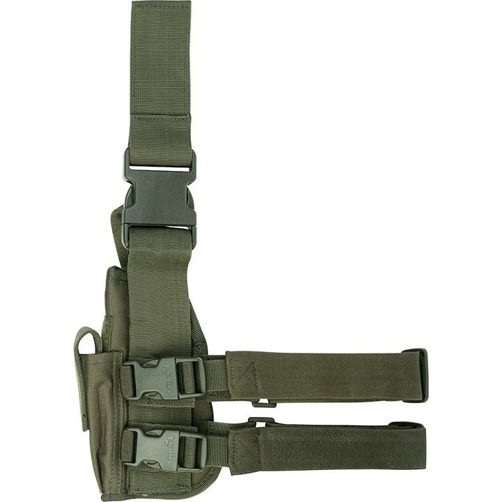 Funda para pistola táctica muslera negra, imagen del producto