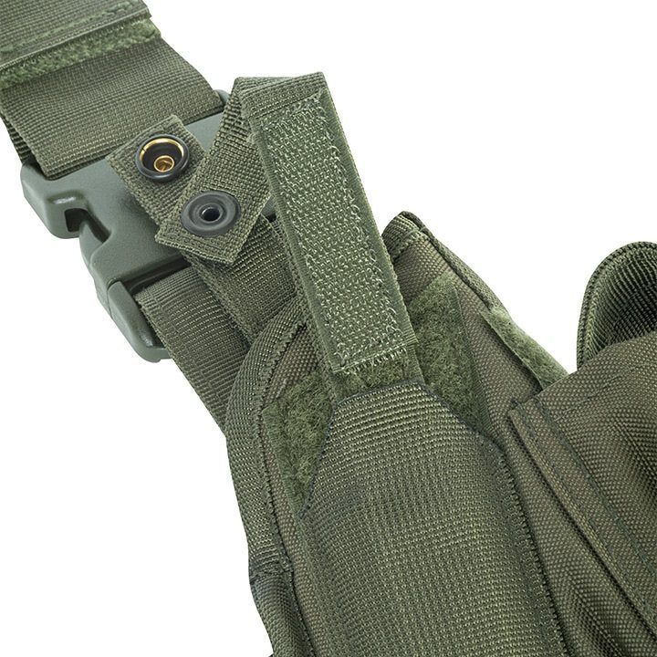 Funda para pistola táctica muslera negra, imagen del producto