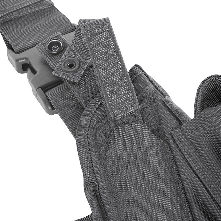 Funda pistolera táctica para muslo en camuflaje para diestros
