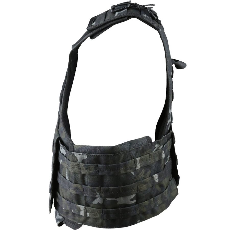 Vesta VIKING MOLLE plataforma negra para fijar fundas y accesorios