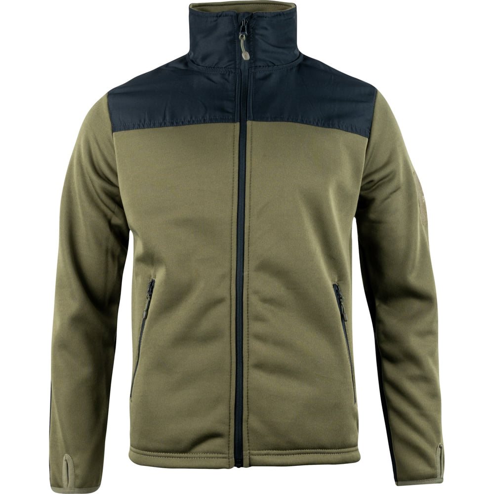 Chaqueta SPECIAL OPS GEN 2 fleece verde de poliéster, forro polar cálido