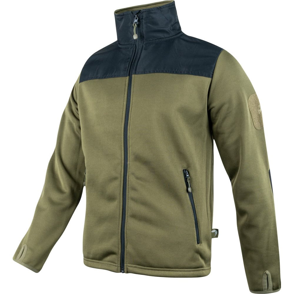Chaqueta SPECIAL OPS GEN 2 fleece verde de poliéster, forro polar cálido