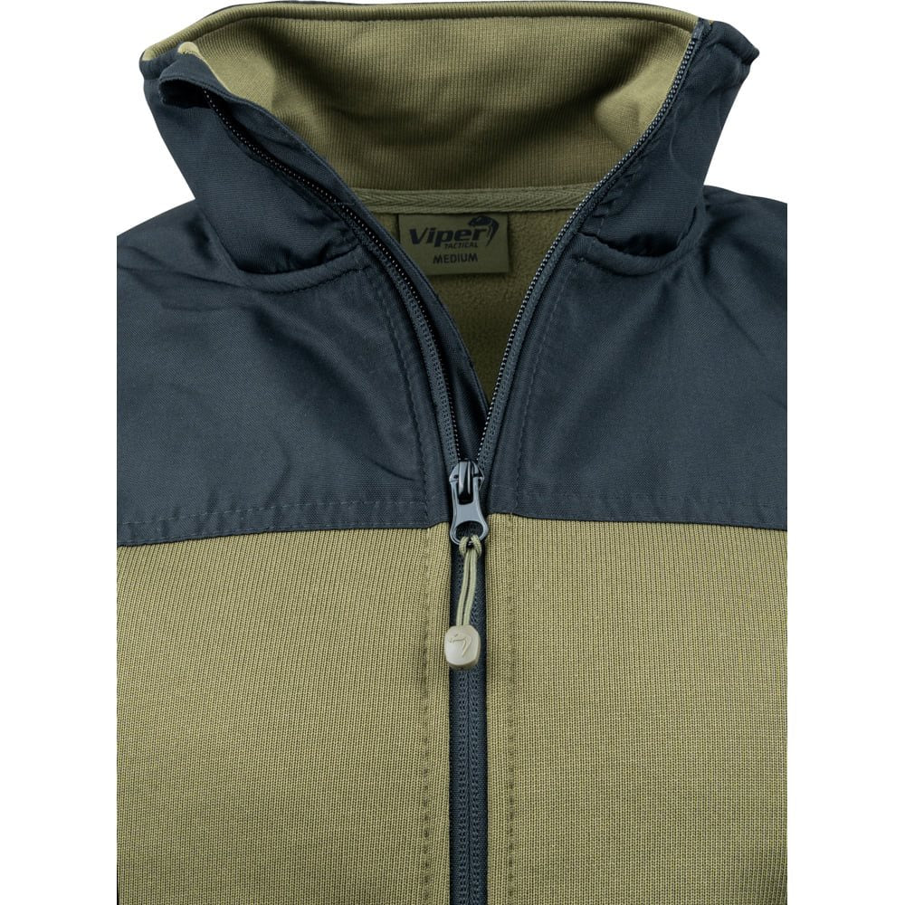 Chaqueta SPECIAL OPS GEN 2 fleece verde de poliéster, forro polar cálido