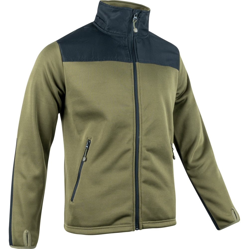 Chaqueta SPECIAL OPS GEN 2 fleece verde de poliéster, forro polar cálido