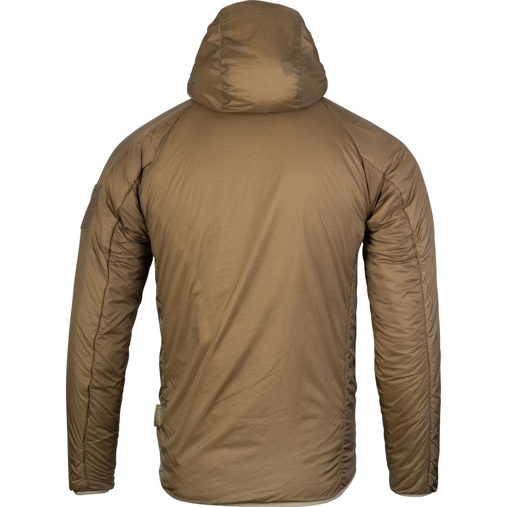 Chaqueta de invierno FRONTIER Dark Coyote en nylon transpirable con acabado repelente al agua