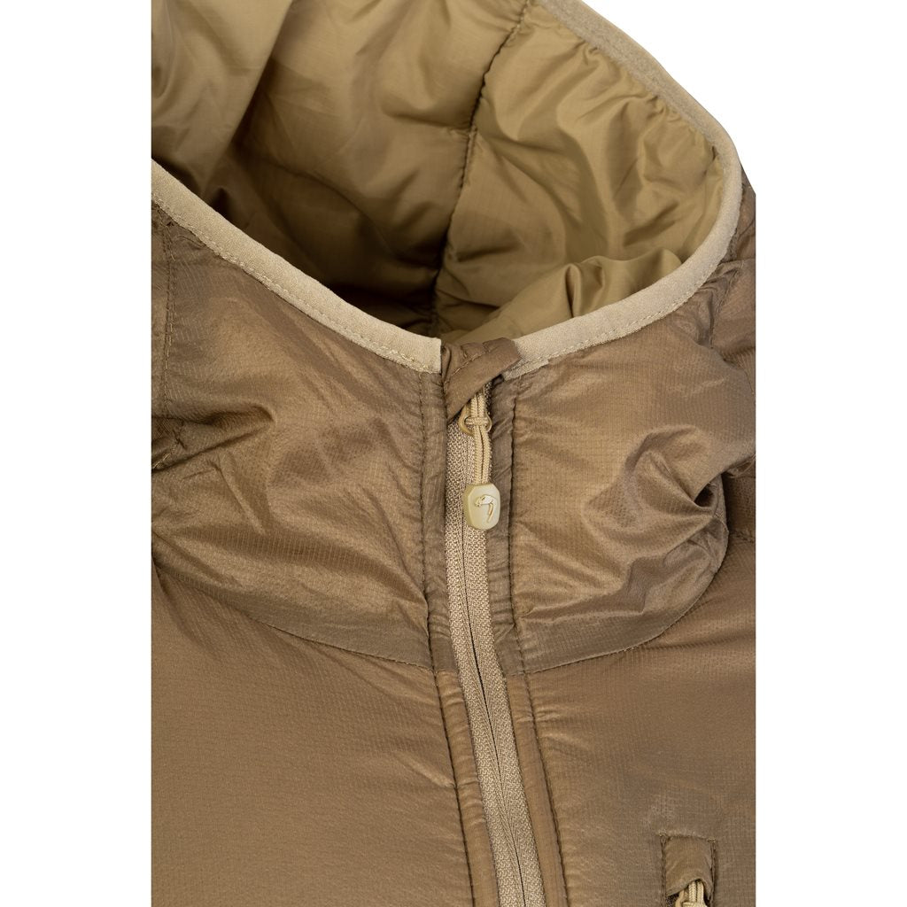 Chaqueta de invierno FRONTIER Dark Coyote en nylon transpirable con acabado repelente al agua