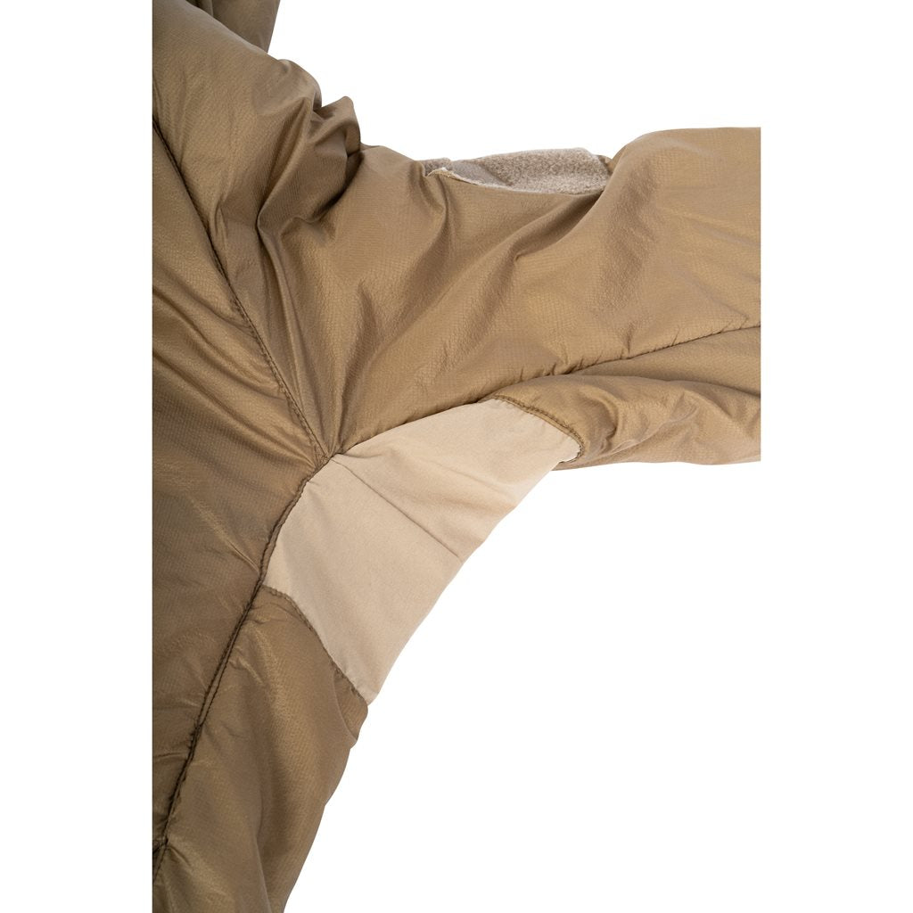 Chaqueta de invierno FRONTIER Dark Coyote en nylon transpirable con acabado repelente al agua