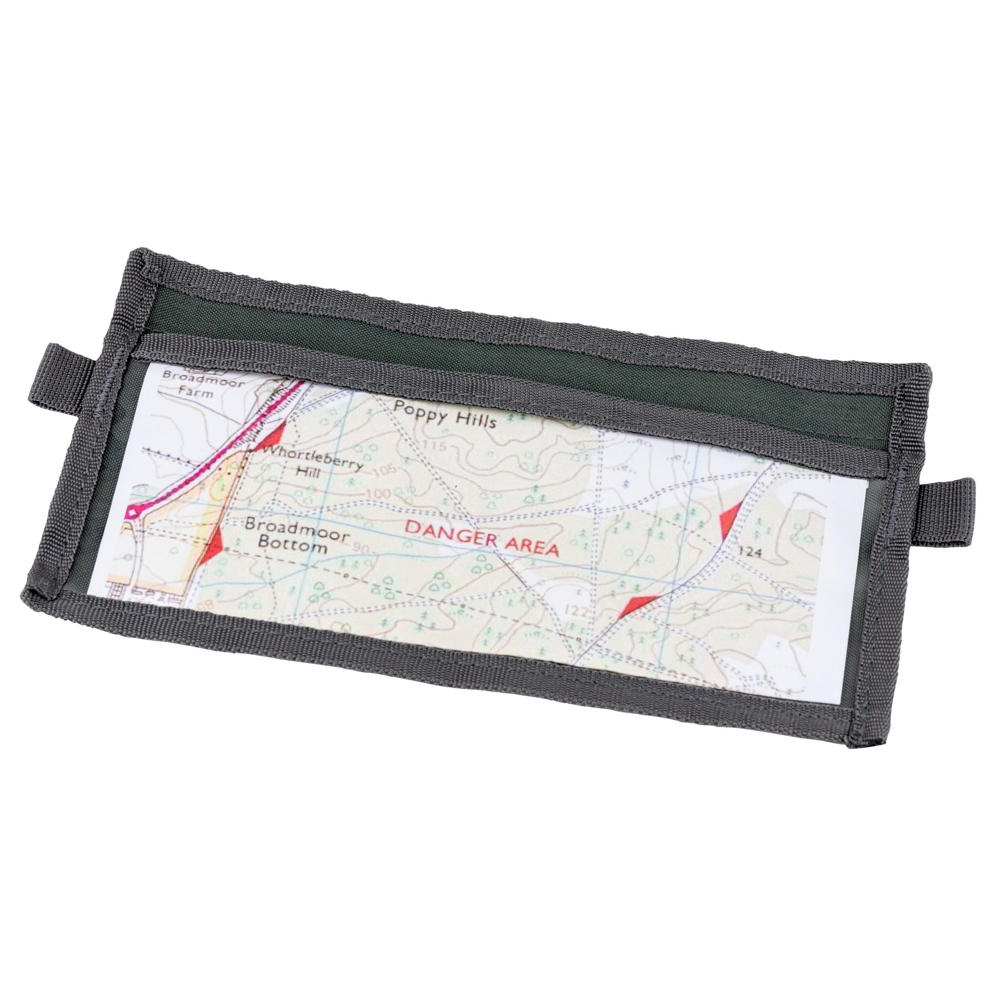 Funda VX COYOTE de Viper mostrando anclajes MOLLE/PALS exterior e interior y solapa administrativa desmontable