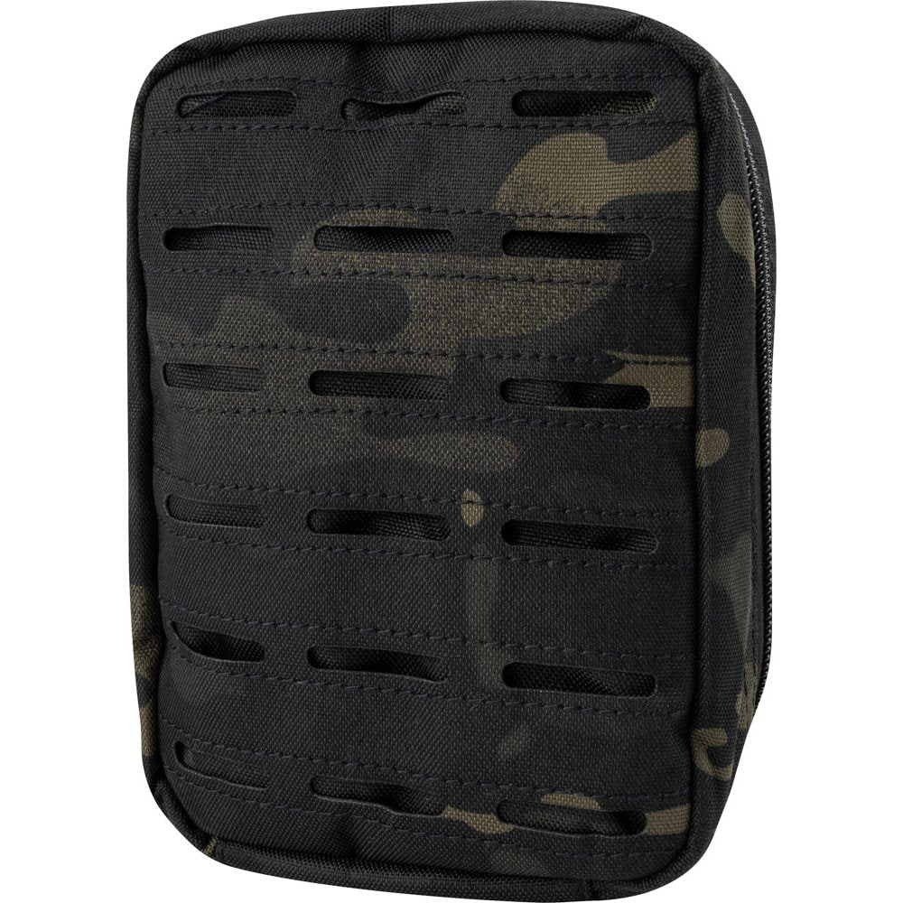 Funda LAZER utilitaria verde con sistema MOLLE, tamaño medio