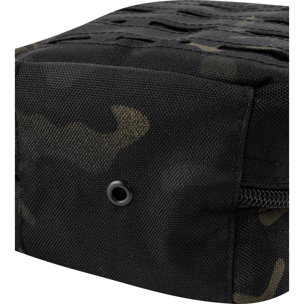 Funda LAZER utilitaria verde con sistema MOLLE, tamaño medio