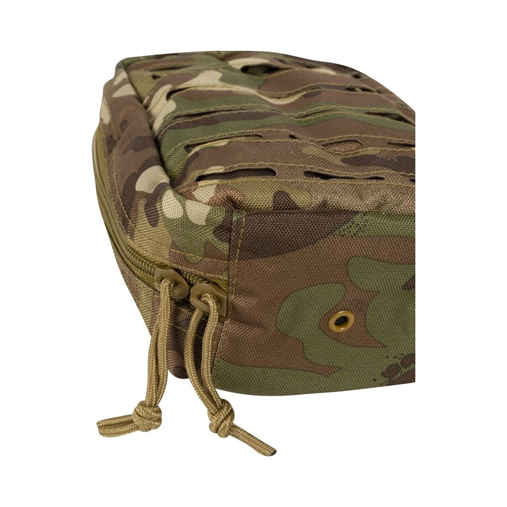 Funda LAZER utilitaria verde con sistema MOLLE, tamaño medio