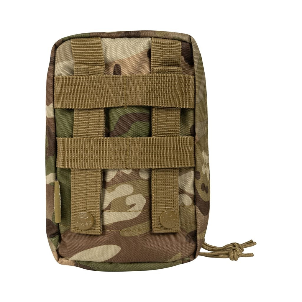 Funda LAZER utilitaria verde con sistema MOLLE, tamaño medio