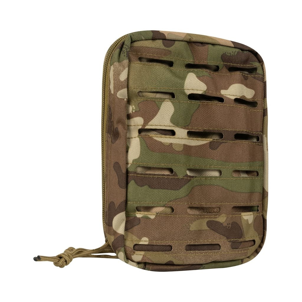 Funda LAZER utilitaria verde con sistema MOLLE, tamaño medio