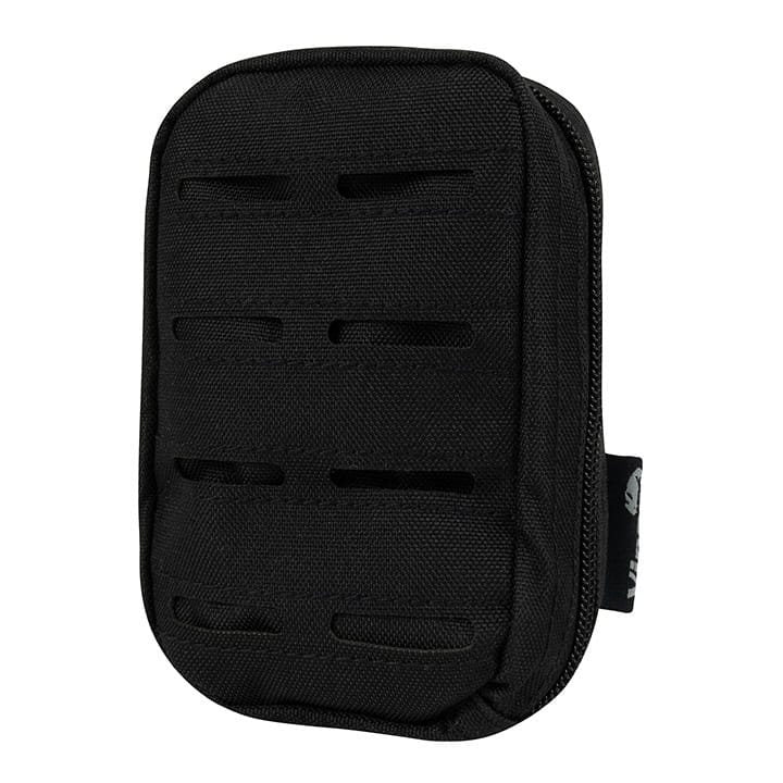Funda LAZER utilitaria pequeña negra con sistema de fijación MOLLE