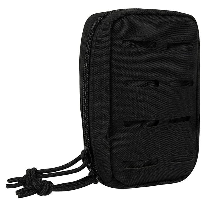 Funda LAZER utilitaria pequeña negra con sistema de fijación MOLLE