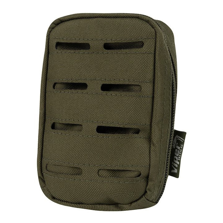 Funda LAZER utilitaria pequeña negra con sistema de fijación MOLLE