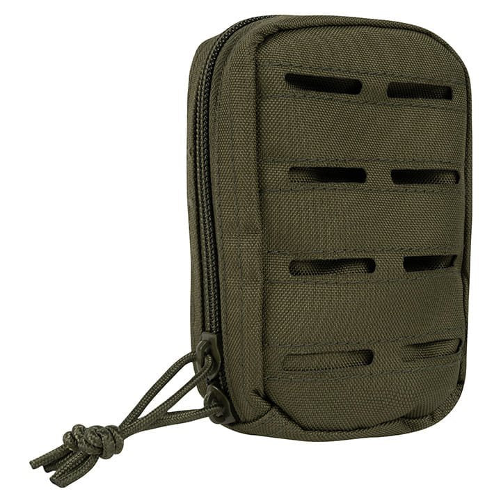 Funda LAZER utilitaria pequeña negra con sistema de fijación MOLLE