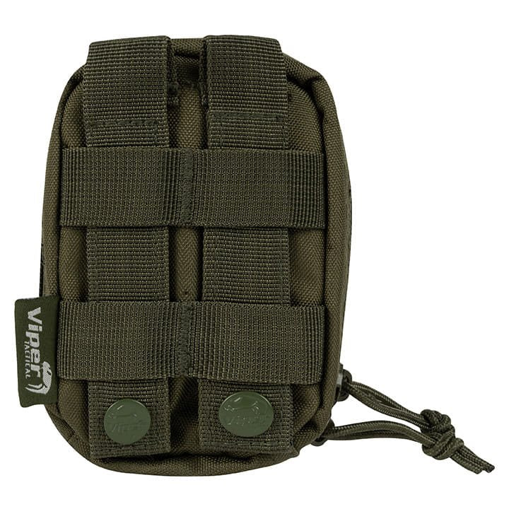 Funda LAZER utilitaria pequeña negra con sistema de fijación MOLLE