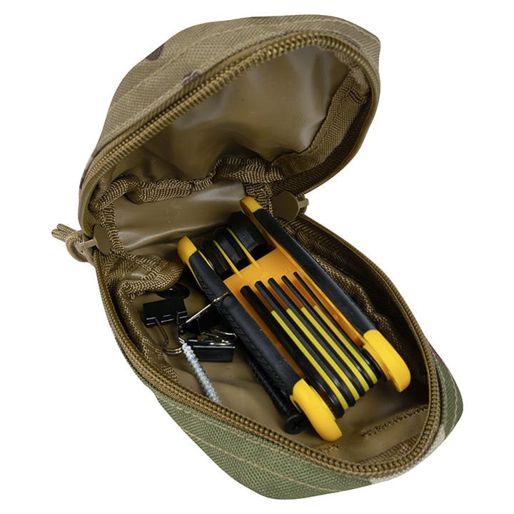 Funda LAZER utilitaria pequeña negra con sistema de fijación MOLLE