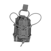 Bolsa ELITE STACKER para cargadores de fusil y pistola Titanium gris, con sistema MOLLE