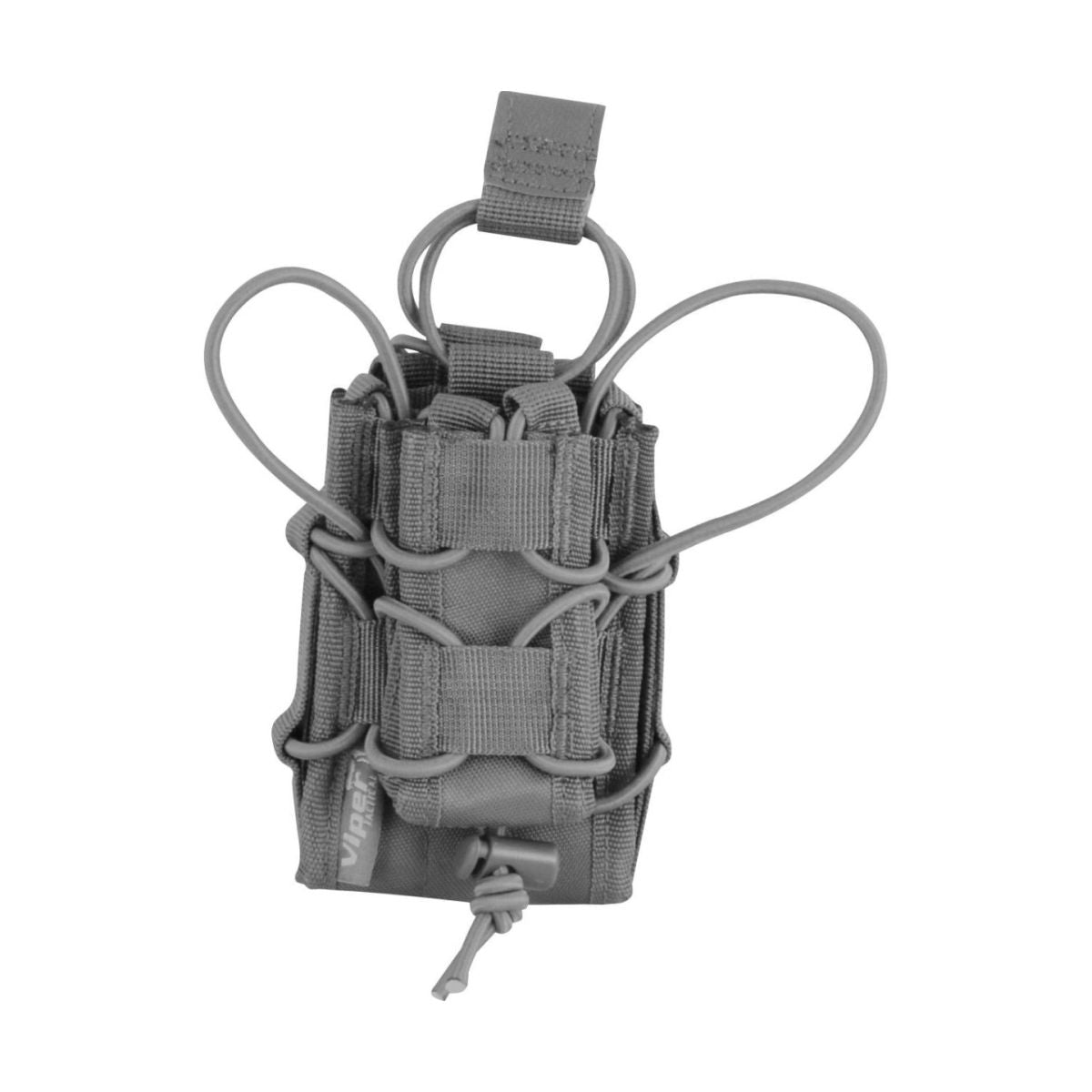 Bolsa ELITE STACKER para cargadores de fusil y pistola Titanium gris, con sistema MOLLE