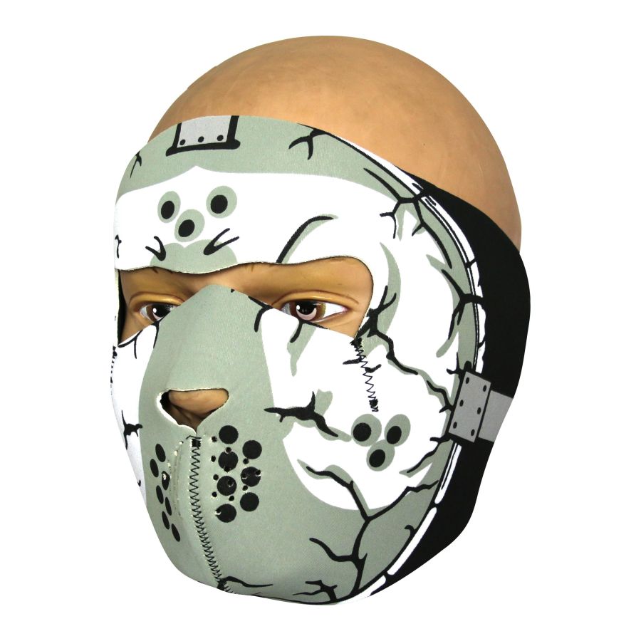 Máscara facial integral de neopreno 3 mm con diseño de máscara de hockey
