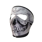 Máscara facial integral de neopreno 3 mm con diseño de calavera