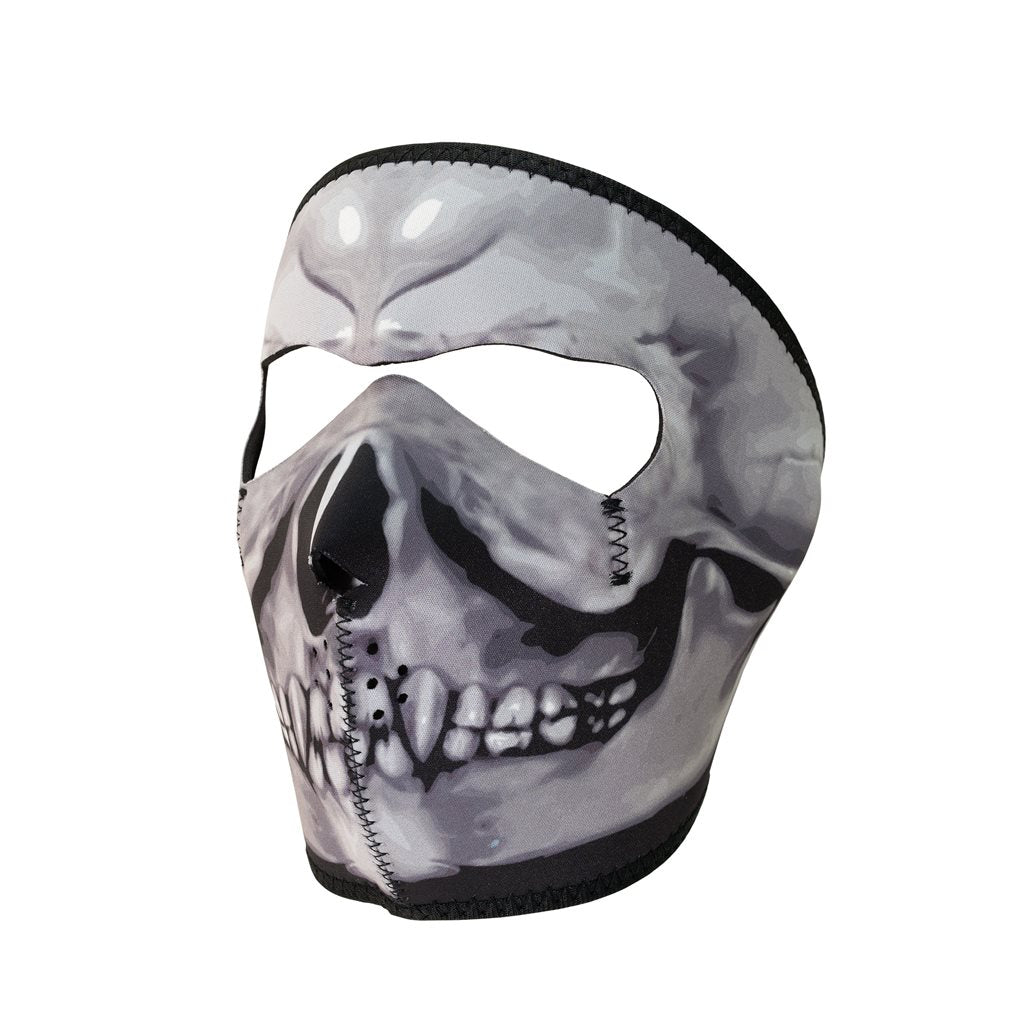 Máscara facial integral de neopreno 3 mm con diseño de calavera