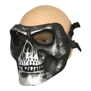Máscara hardshell VIPER calavera para airsoft con dos correas elásticas y ajuste seguro
