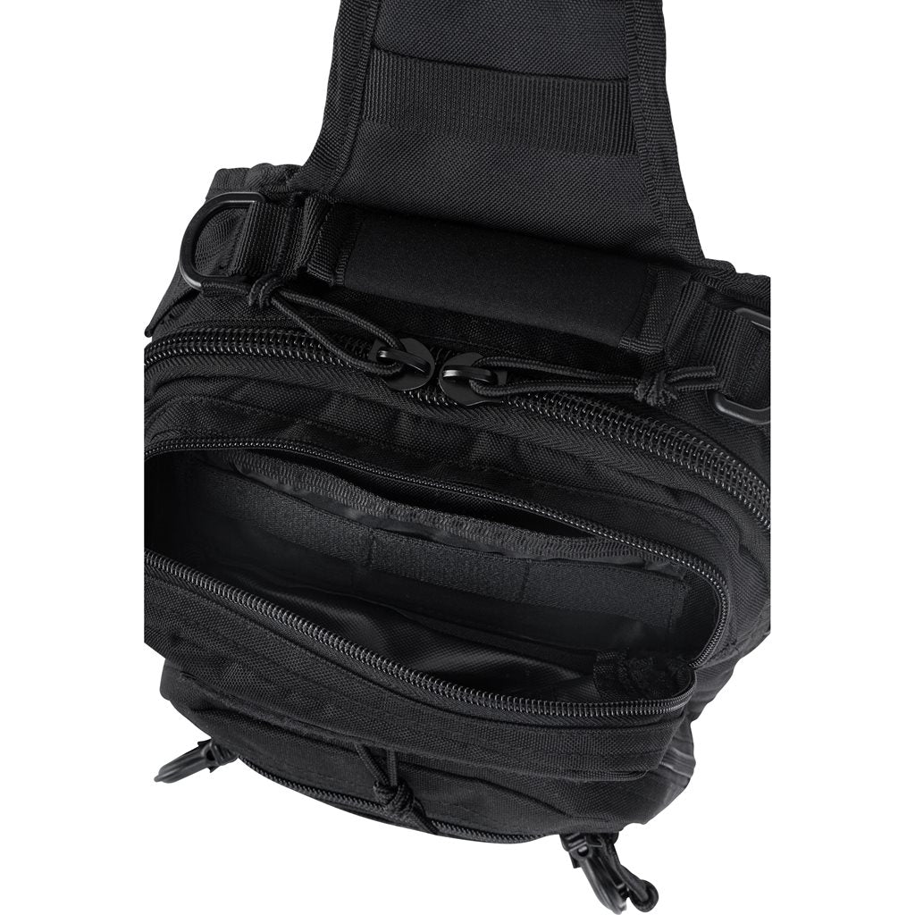 Mochila bandolera VIPER 10L negra Cordura 31x20x16 cm
