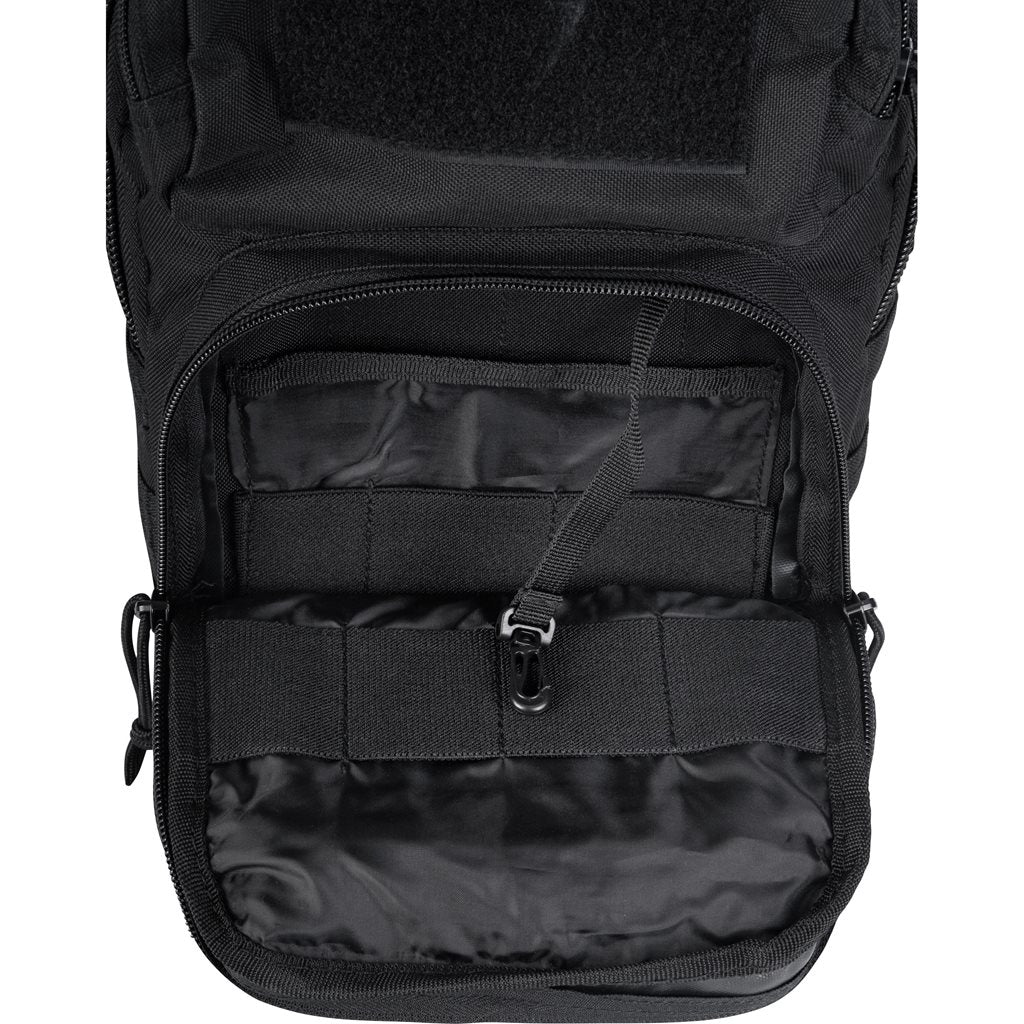Mochila bandolera VIPER 10L negra Cordura 31x20x16 cm
