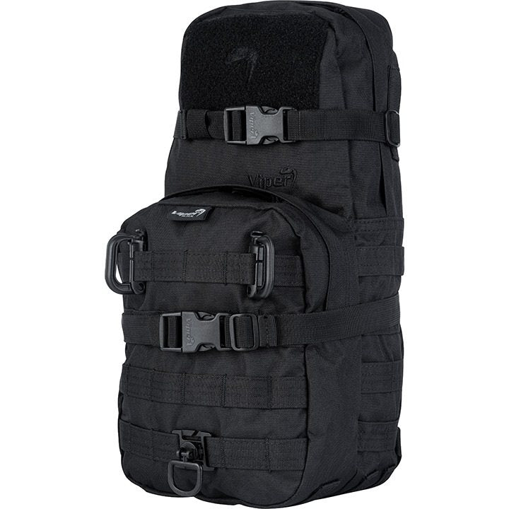 Mochila VIPER ONE DAY 14 l modular en negro, vista frontal