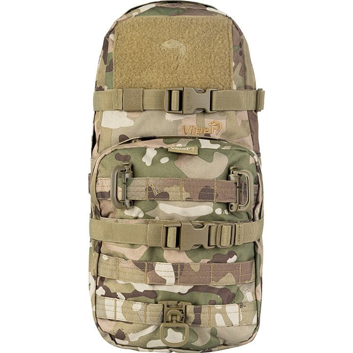 Mochila VIPER ONE DAY 14 l modular en negro, vista frontal