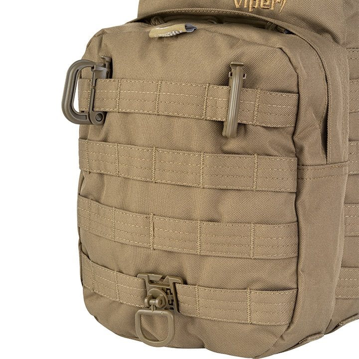 Mochila VIPER ONE DAY 14 l modular en negro, vista frontal