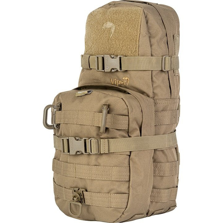Mochila VIPER ONE DAY 14 l modular en negro, vista frontal