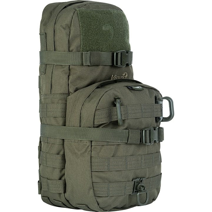 Mochila VIPER ONE DAY 14 l modular en negro, vista frontal