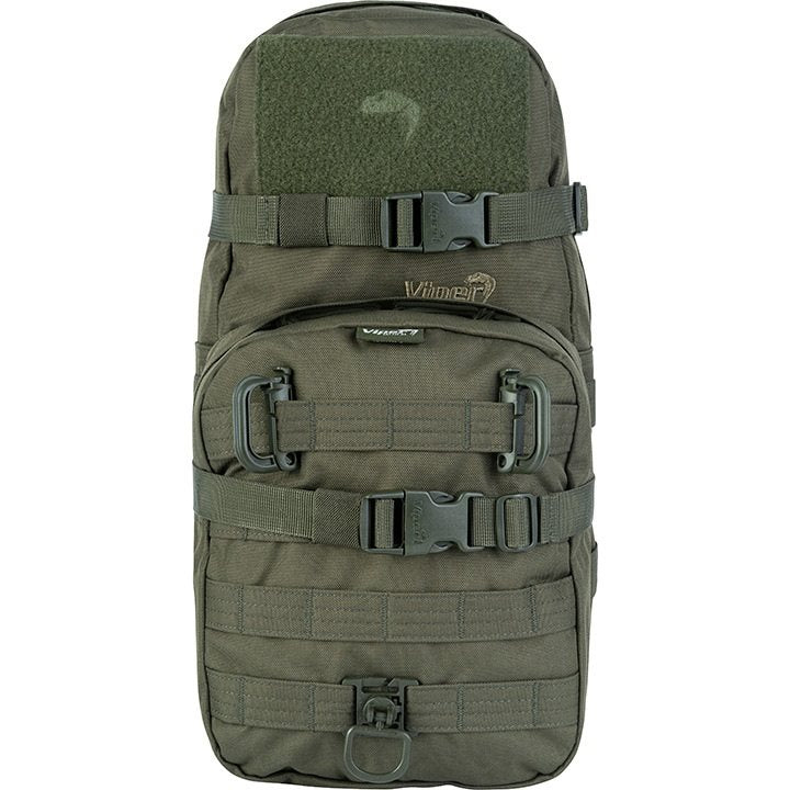 Mochila VIPER ONE DAY 14 l modular en negro, vista frontal