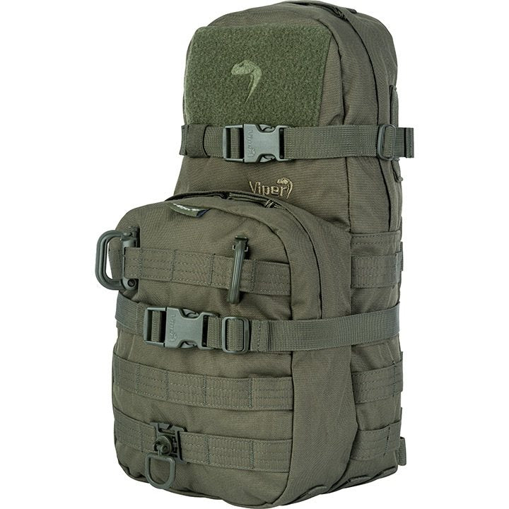 Mochila VIPER ONE DAY 14 l modular en negro, vista frontal
